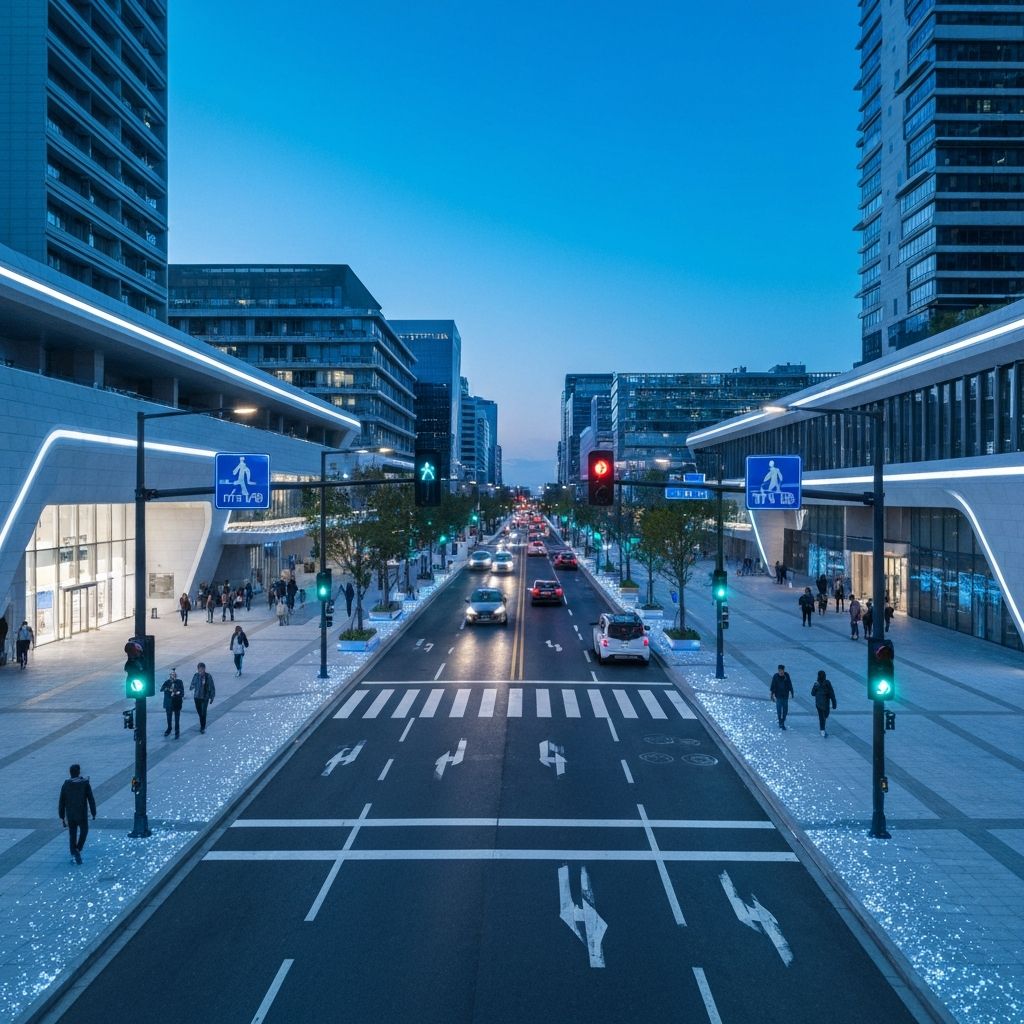 Smart traffic intersection with connected vehicles and adaptive signals